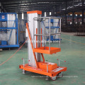 6 meters single mast aluminum lift ladder